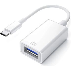 USB-C to USB 3.0 Adapter, Apple MFi Certified Type-C to USB A Port OTG Cable Compatible with Apple iPhone 15, MacBook Pro M1 Air, iPad Pro/Air, iMac, Surface, Galaxy S22/S21 Ultra and More