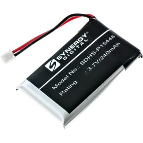 Synergy Digital Wireless Headset Battery, Compatible with MITEL 6940 Wireless Headset, (Li-Pol, 3.7V, 240mAh) Ultra High Capacity, Replacement for Mitel Battery