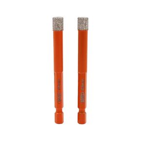 BGTEC Dry Diamond Drill Bits 2pcs 5/16" with Quick Change Hex Shank for Granite Marble Porcelain Tile Ceramic