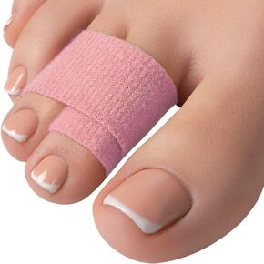 Homergy Hammer Toe Straightener Corrector Splint (Next Generation) - 4 Pcs Double Layer Broken Toe Wraps, Brace Orthopedic Separator, Cushioned Bandages, Heal Wrap Toe Straighteners for Crooked Toes