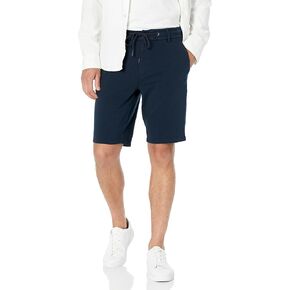 BOSS Men's Structured Jersey Drawstring Waist Shorts