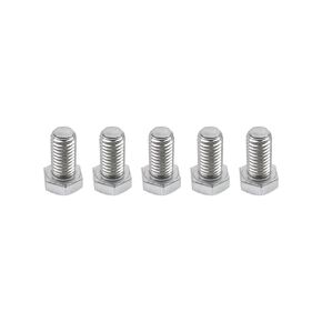 Sscon 20Pcs 304 Stainless Steel Hexagonal Bolts Machine Screws Hexagon Screws 1/4-20 * 1/2