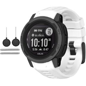 Band for Garmin Instinct Band, Soft Silicon Replacement Band for Garmin Instinc 2/ Solar/Tactical