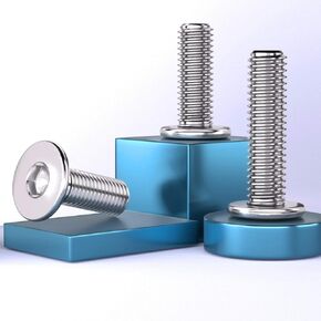M2.5 * 6（25pcs）Flat Head Hex Socket Cap Screws Bolts, 304 Stainless Steel 18-8, Full Thread