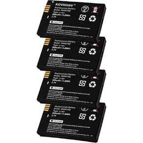 (4 pack) Updated BT60 Two-Way Radio Battery for HKNN4014 HKNN4014A CLP series radios
