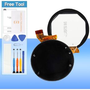 Screen Replacement for Garmin Forerunner 230 235 235J Screen Replacement LCD Display Touch Digitizer Assembly(Black)