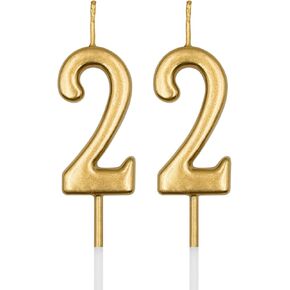 شموع عيد الميلاد الثاني والعشرون، شمعة سوداء رقم 22 للكيك، زينة لتزيين كعكة عيد الميلاد السعيد لمستلزمات حفلات الاحتفال بالذكرى السنوية لعيد الميلاد