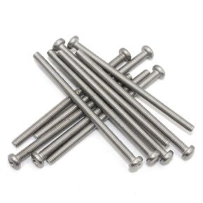 (100 pc) M3-0.5x25 mm Pan Head Phillips Machine Screws,18-8 Stainless Steel by Fullerkreg