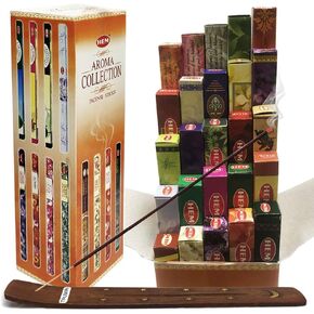 7 Archangels Incense Sticks Variety Pack and Incense Stick Holder Bundle for Los Siete Arcangeles