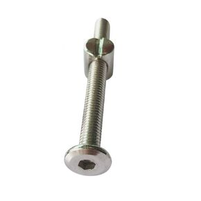 Baby Bed Crib Screws Hardware Replacement Kit 6-Set M6x18 mm Stainless Steel Hex Socket Head Bolt and Barrel Nuts
