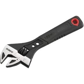 ARES 33060 – 10-Inch Adjustable Wrench – Drop Forged Chrome Vanadium Steel Construction – Wide Jaw Designs for a Variety of Fastener Sizes – SAE and Metric Size Markings