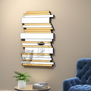 Mirrors for Wall Rectangle Accent Mirrors for Wall Contemporary Wall Decor Livinig Room Decorative Mirrors for Wall Decor 27×55 in