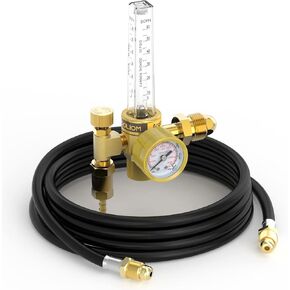 TOOLIOM CO2 Argon Flow Meter Gas Regulator Gauge Mig Tig Welding
