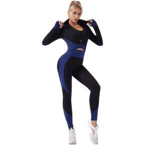 Workout Set - High Waist Leggings & Crop Top - Women's Active 2-Piece in Saudi Arabia