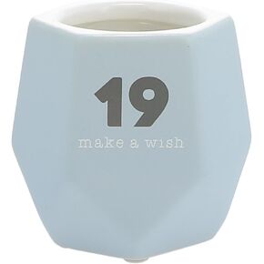 Pavilion - Sweet 16 Glass Candle, 16th Birthday Gifts for Girls, Sweet Sixteen Gifts for Girls, Diamond Shaped Candle, Happy Birthday Candles Gifts for Women, 1 Count, 11 Ounces