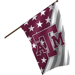 FOCO NCAA للجنسين البالغين NCAA College شعار الفريق مزدوج الجوانب علم عمودي (40 بوصة × 28 بوصة)