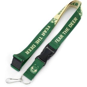 NBA Slogan Lanyard - Safety Breakaway Neck Lanyard - ID Badge Holder