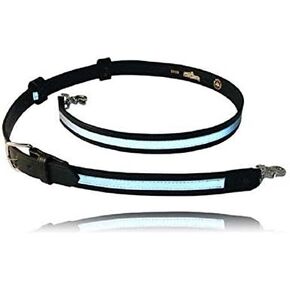 Boston Leather Reflective Firefighter's Radio Strap / Belt