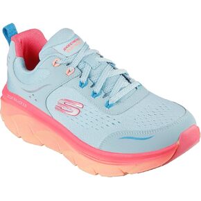 Skechers Women's D'lux Walker 2.0 Neon Sites Sneaker