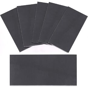 Hilitchi 5Pcs 11 Gauge 2x6 Inch Welding Plate, Mild Steel Welding Coupons Weld Practice Kit Welding Steel Practice and Training for Welding, Cutting, Brazing