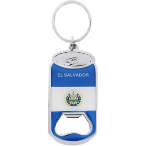 SandT Collection American USA Beer Bottle Opener Keychain - Can