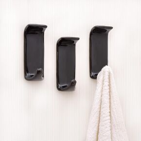 Indian Shelf Boho Decorative Hooks Adhesive Hooks Sticky Hooks for Wall Shower Loofah Holder for Shower Hooks No Damage Hanging Hooks Adhesive Key Holder Drywall Hooks Adhesive Towel Hooks-3 Set