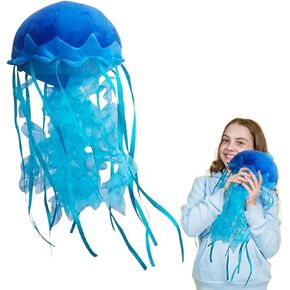 Jellyfish Plush, Jellyfish Stuffed Animal Toy, Simulation Cute Purple Jelly Fish Plush Pillow Room Decor Toy, Unique Plush Gifts for Kids Cute