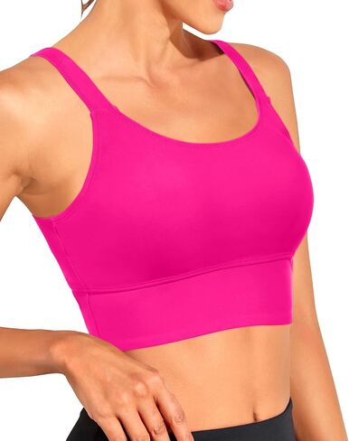 Women Sports Bra Swim Tops - Crop Bikini Top Supportive Bathing Suit Top Swimwear in Kuwait