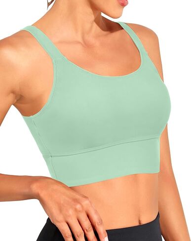 Women Sports Bra Swim Tops - Crop Bikini Top Supportive Bathing Suit Top Swimwear in Kuwait
