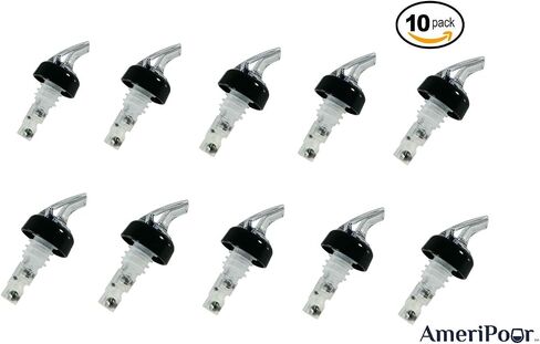 Measured Liquor Pourers - Large Cork For Oversized Bottles - Made 100% In The USA. Bar Spouts That Don't Leak - No Cracks, Just A Perfect Cocktail Pour Everytime. (Clear, 1.5oz (45ml) - 3 Pack) in Kuwait