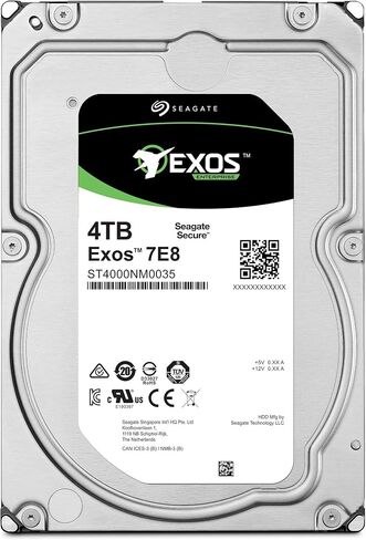 SEAGATE ST4000NM0125 SEAGATE 4TB EXOS 7E8 HDD 512E SAS 3.5 7200 128MB in Saudi Arabia