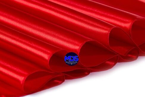 MDS Pack of 10 Satin Table Runners 12 x 108 Inch Long Wedding sateen Bright Silk Smooth Table Runner for Wedding Reception Birthday Graduation Party Event Banquet Spring Decoration - Eggplant in Kuwait