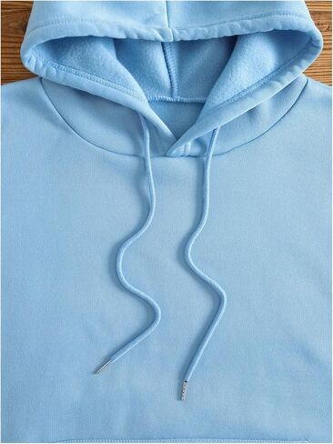 سويت شيرت سويت شيرت نسائي من SweatyRocks بغطاء للرأس برباط جرافيك وأكمام طويلة وبلوفرات حرارية in Saudi Arabia