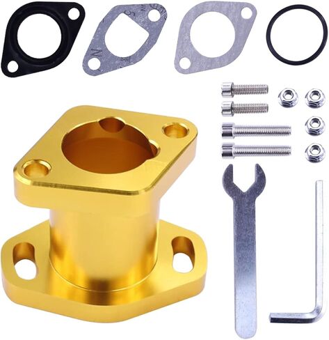 برغي حشية مدخل أنبوب دخول السباق للأداء للمفترس 212cc 196cc 6.5HP كولمان Ct200u Bt200x GX160 GX200 Baja Mb200 Hummerhead OHV Clone Engines Mini Bike Go Kart Blue in Kuwait