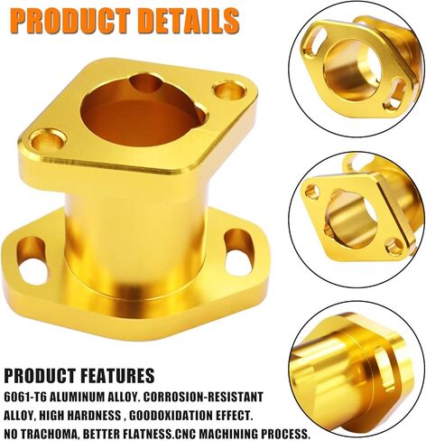 برغي حشية مدخل أنبوب دخول السباق للأداء للمفترس 212cc 196cc 6.5HP كولمان Ct200u Bt200x GX160 GX200 Baja Mb200 Hummerhead OHV Clone Engines Mini Bike Go Kart Blue in Kuwait