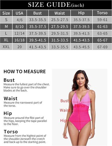 Ocean Blues Women's V-Neck One Piece Swimsuit Tummy Control One Piece Bathing Suit in Kuwait