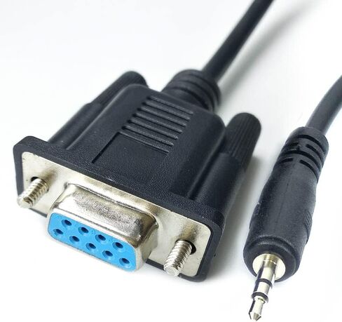 كابل وحدة التحكم 940-0299A DB9 إلى AJ2.5 لبطاقة إدارة APC UPS AP9630 AP9631 AP9635 (كابل تسلسلي بديل APC #940-0299A)، 6FT in Kuwait