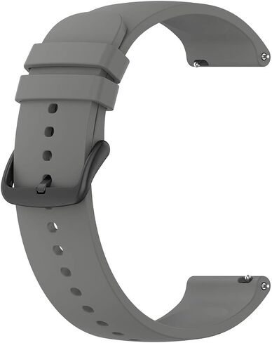 20mm Silicone Watch Band Replacement for Garmin Forerunner 245/245 Music, Vivoactive 3, Vivoactive 5, Venu, Venu Sq, Fenix 6S/5S, Approach S40/S42/S12, Galaxy Watch 7/6/5/4 –Quick Release Sport Strap in Saudi Arabia