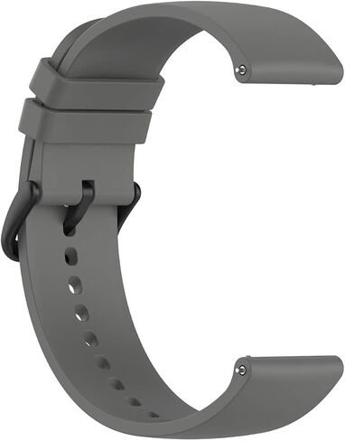 20mm Silicone Watch Band Replacement for Garmin Forerunner 245/245 Music, Vivoactive 3, Vivoactive 5, Venu, Venu Sq, Fenix 6S/5S, Approach S40/S42/S12, Galaxy Watch 7/6/5/4 –Quick Release Sport Strap in Saudi Arabia