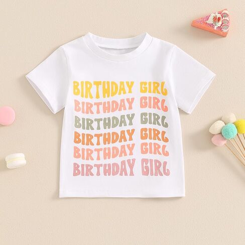 Birthday Boy Shirt for Toddler Boys 1st 2nd 3rd 4th 5th Birthday Outfit Embroidered T-Shirt Casual Short Sleeve Tops in Kuwait
