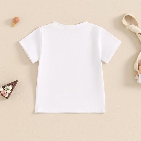 Birthday Boy Shirt for Toddler Boys 1st 2nd 3rd 4th 5th Birthday Outfit Embroidered T-Shirt Casual Short Sleeve Tops in Kuwait