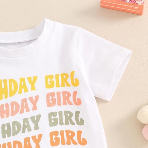Birthday Boy Shirt for Toddler Boys 1st 2nd 3rd 4th 5th Birthday Outfit Embroidered T-Shirt Casual Short Sleeve Tops in Kuwait