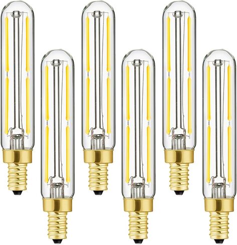 Leools LED Bulb Dimmable 6W Equal Soft White 3000K T6 T6.5 E12 Candelabra Bulb 60 watt for Chandeliers,Ceiling Fan,Pendant,Wall sconces AC120V 600LM e12 Light Bulb 6Pack in Saudi Arabia