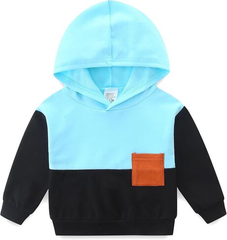 Baby Boy Outfits Short Long Sleeve Pants Clothes Set Spring Summer Hooded Patchwork Sweatshirt in Saudi Arabia