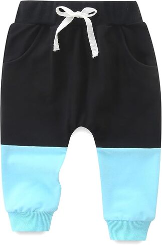 Baby Boy Outfits Short Long Sleeve Pants Clothes Set Spring Summer Hooded Patchwork Sweatshirt in Saudi Arabia
