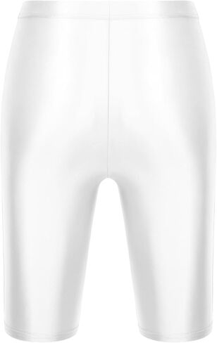 CHICTRY Mens Glossy High Waist Shorts Elastic Waistband Short Leggings Swimwear Workout Sports Bottoms in Saudi Arabia