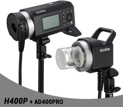Godox تمديد رأس فلاش لـ AD400Pro، كابل طاقة ممتد لـ Godox AD400Pro فلاش ستروب خارجي، مع قبضة محمولة ورأس خفيف إضافي، سهل التركيب in Saudi Arabia