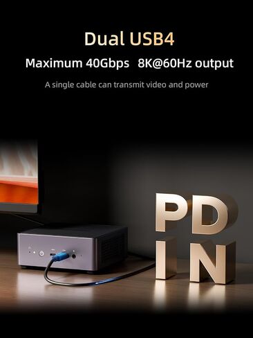 MINISFORUM Venus UM790 Pro Mini PC AMD Ryzen 9 7940HS حتى 5.2 جيجا هرتز مع AMD Radeon 780M، إصدار Barebone بدون ذاكرة الوصول العشوائي وSSD، 4xUSB3.2، 2xUSB4، 2xHDMI2.1، 2xPCIe4.0، Wi-Fi6E/BT5.3، 2.5G RJ45 (متجدد) in Kuwait