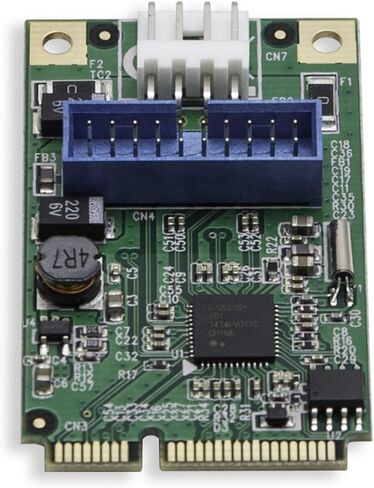 بطاقة Syba 19-Pin USB 3.0 Header Mini PCI-Express مع كابل USB 3.0 أنثى SD-MPE20142 in Kuwait