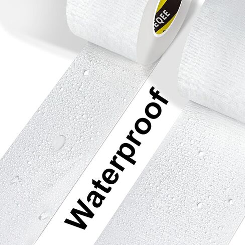 شريط من الألياف الزجاجية من جانب واحد، شريط ربط خيطي عالي التحمل بدون أثر من جانب واحد مع شريط شفاف 5.9milX1.57inchX66FT in Kuwait